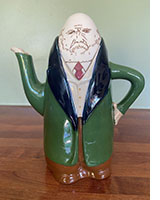 Lord Salisbury charicature coffee pot